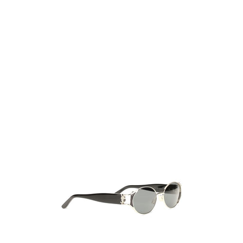 Acetate Oval Metal Sunglasses