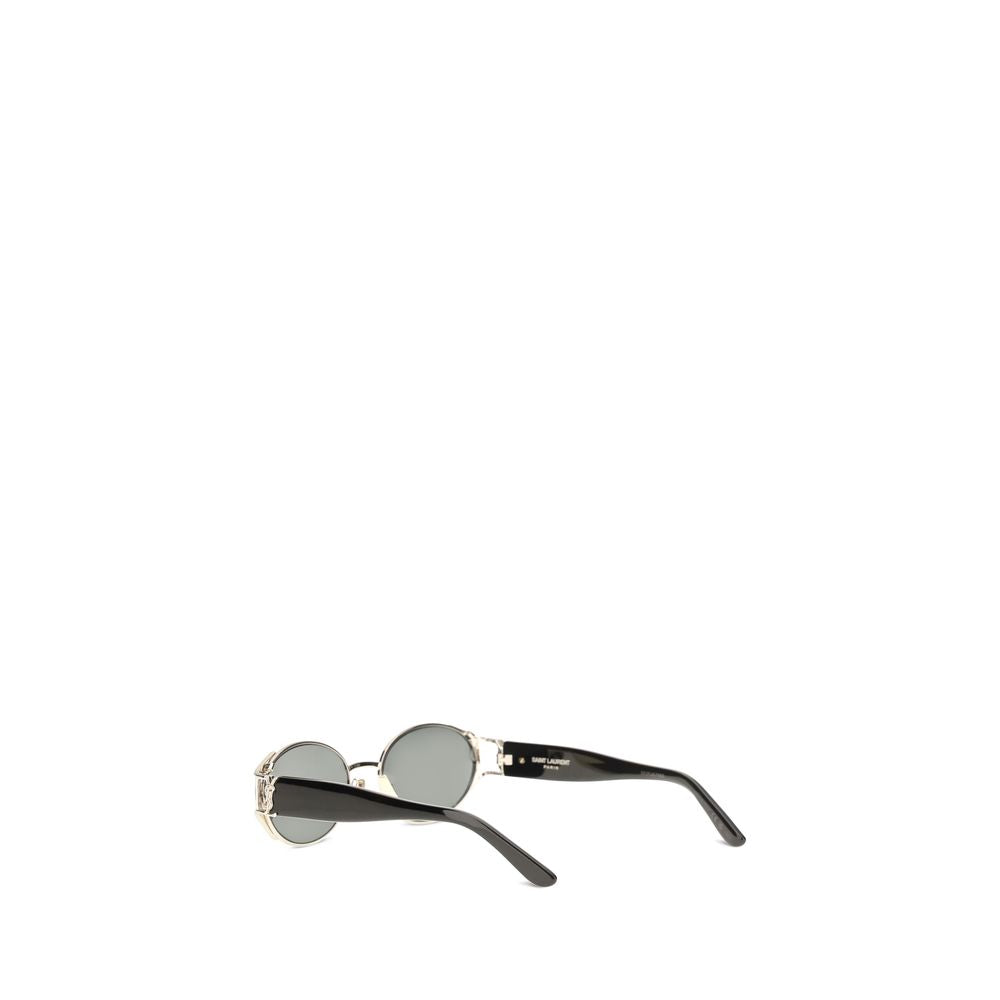 Acetate Oval Metal Sunglasses