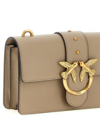 Love One Gray Calfskin Crossbody Bag