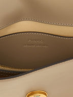 Love One Gray Calfskin Crossbody Bag