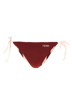Bordeaux Reversible Polyester Bikini