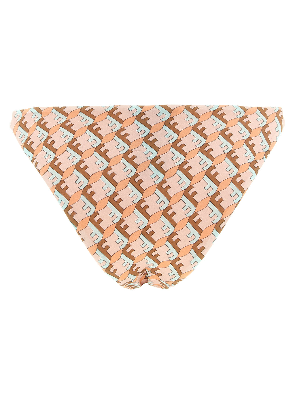 Multicolor Polyamide Bikini with FF Waves Pattern