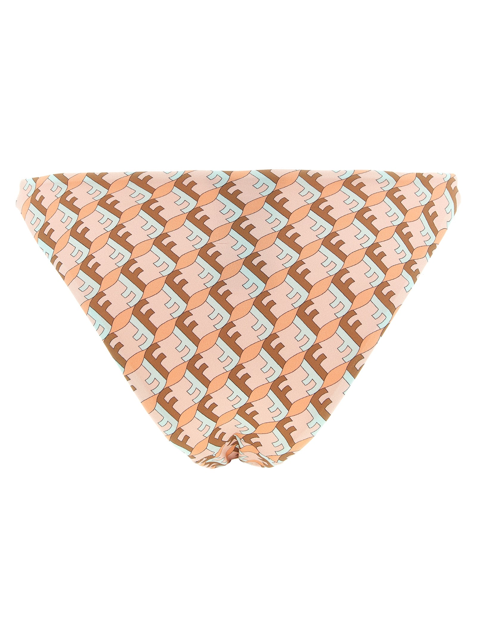 Multicolor Polyamide Bikini with FF Waves Pattern