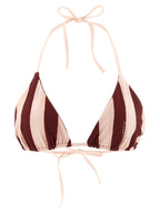 Bordeaux Reversible Triangle Bikini Top