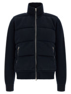 Midnight Blue Virgin Wool Quilted Jacket