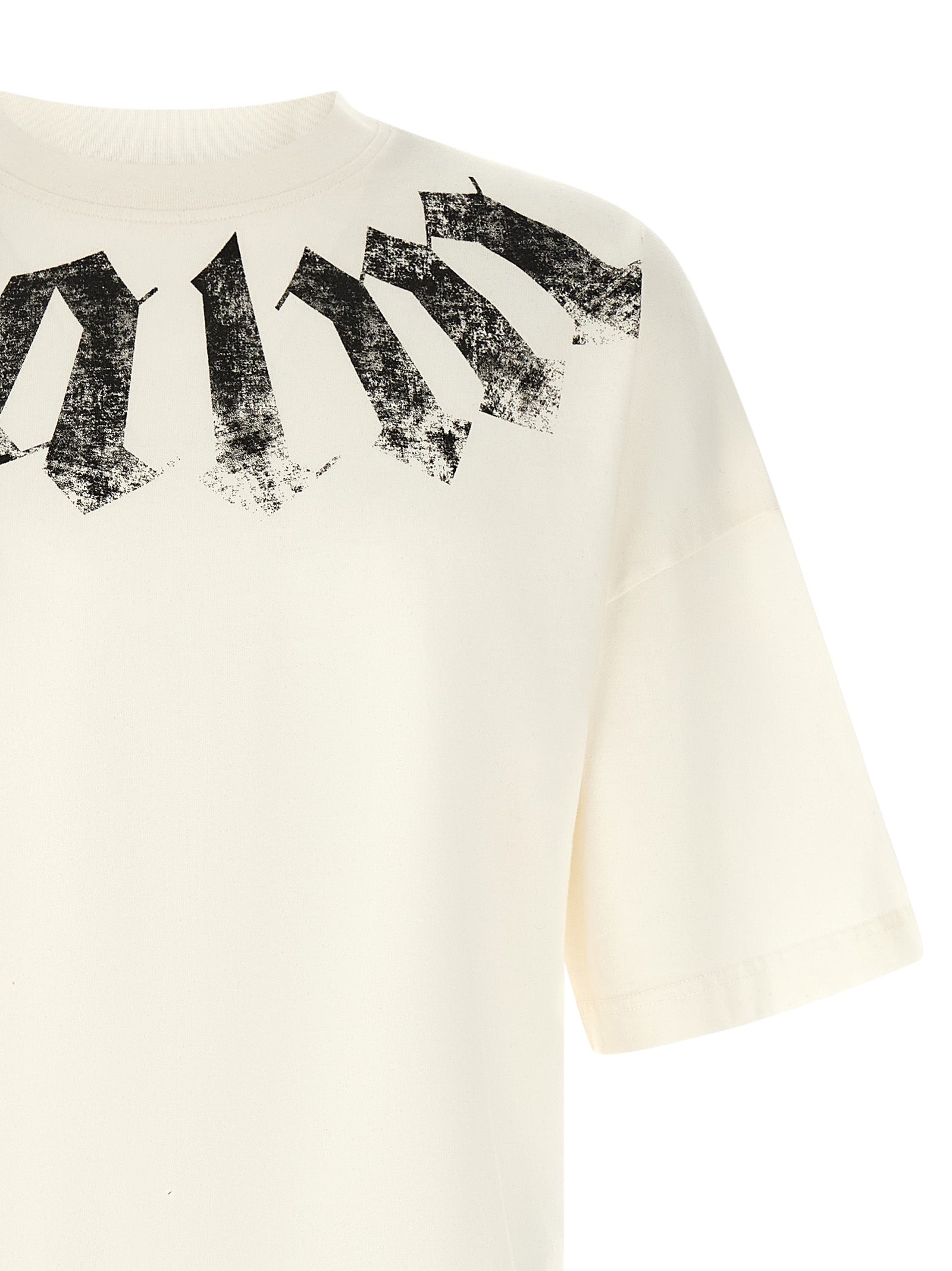Oversized Multicolor Cotton T-Shirt