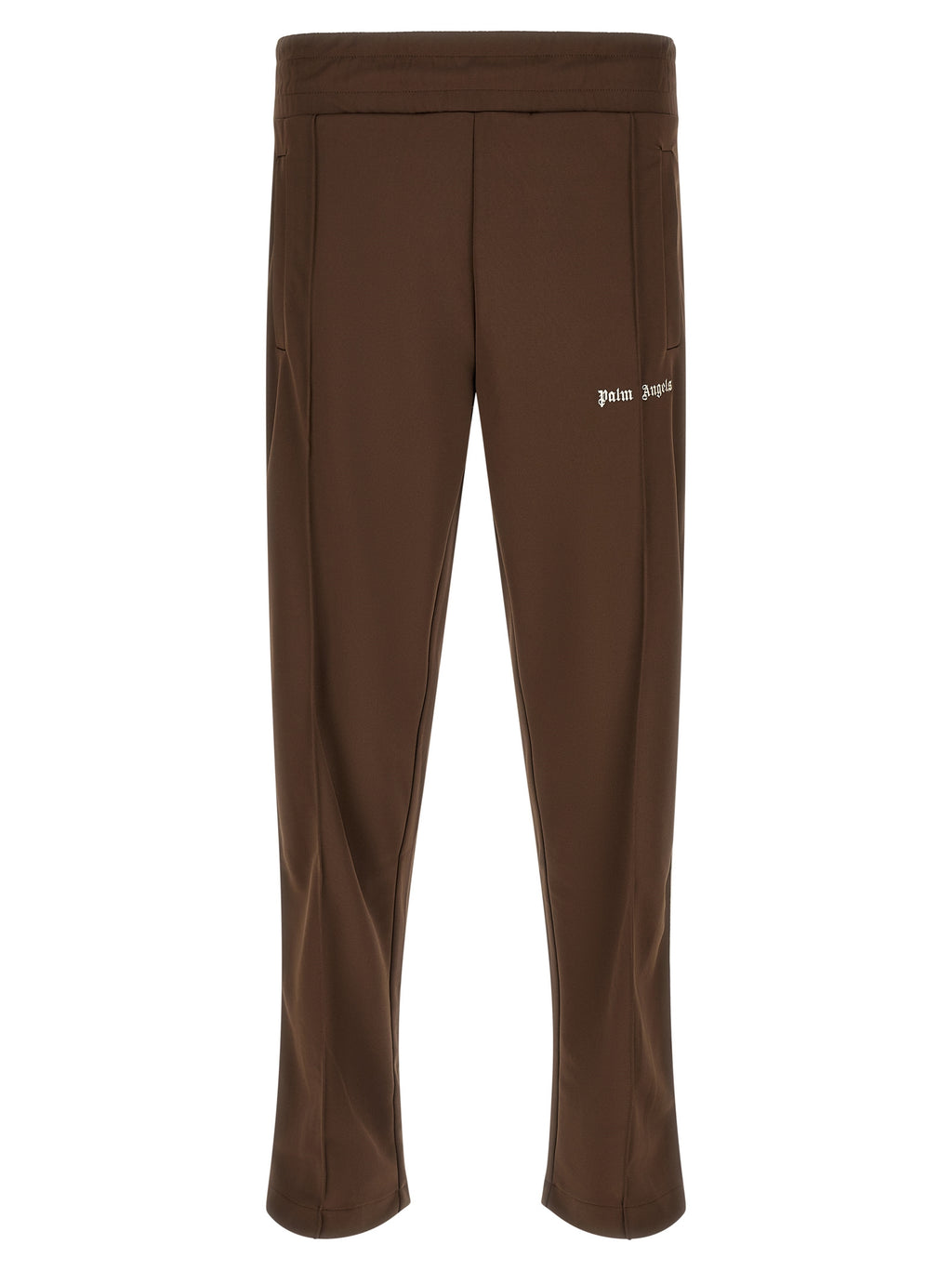Brown Polyester Track Pants