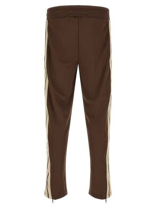 Brown Polyester Track Pants