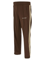 Brown Polyester Track Pants