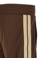 Brown Polyester Track Pants