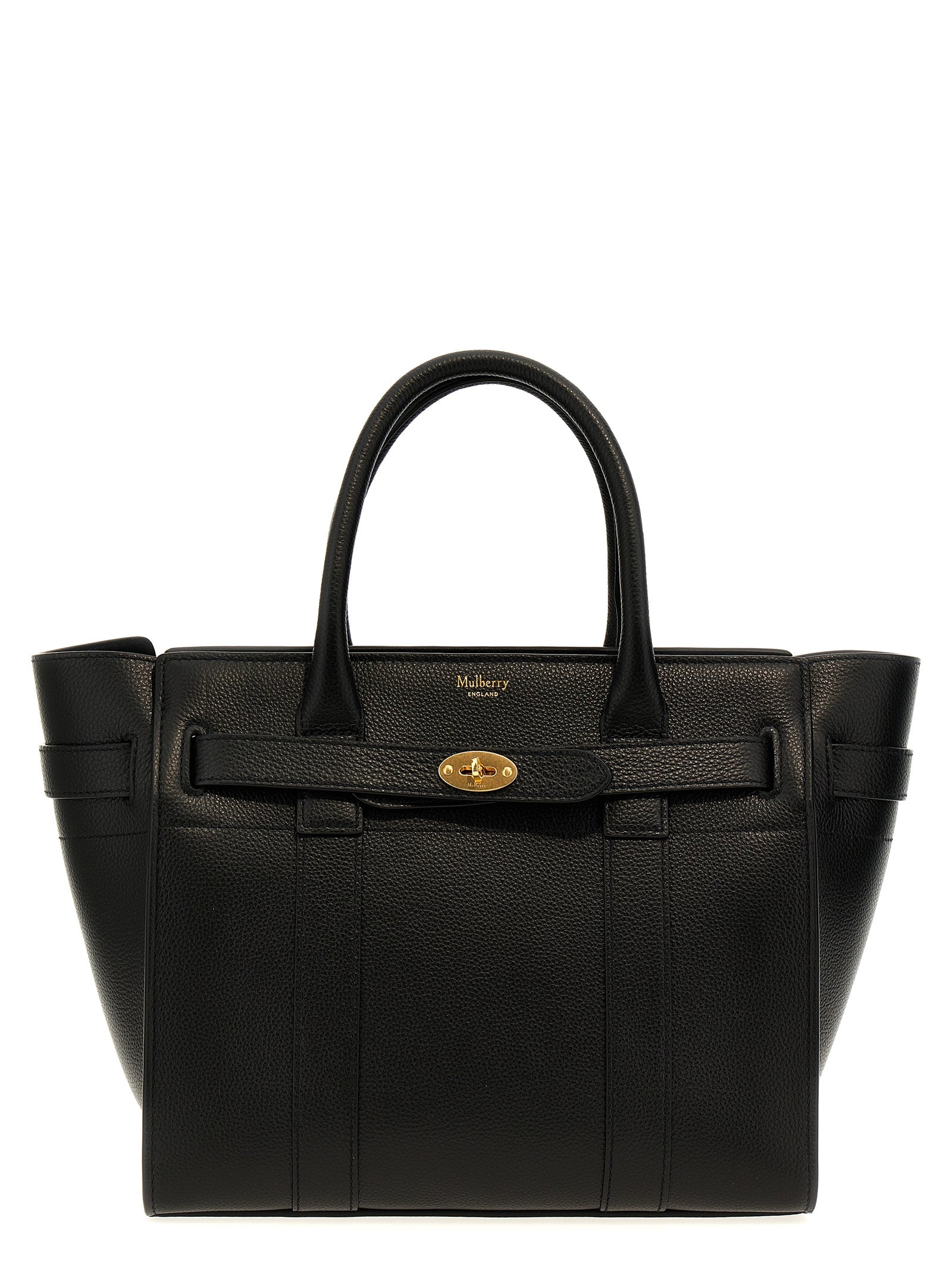 Small Black Calfskin Bayswater Bag