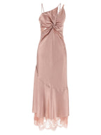 Multicolor Acetate Long Dress