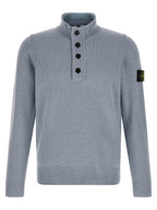 Light Blue Virgin Wool Cardigan