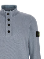 Light Blue Virgin Wool Cardigan