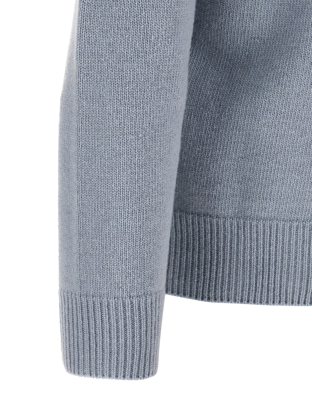 Light Blue Virgin Wool Cardigan