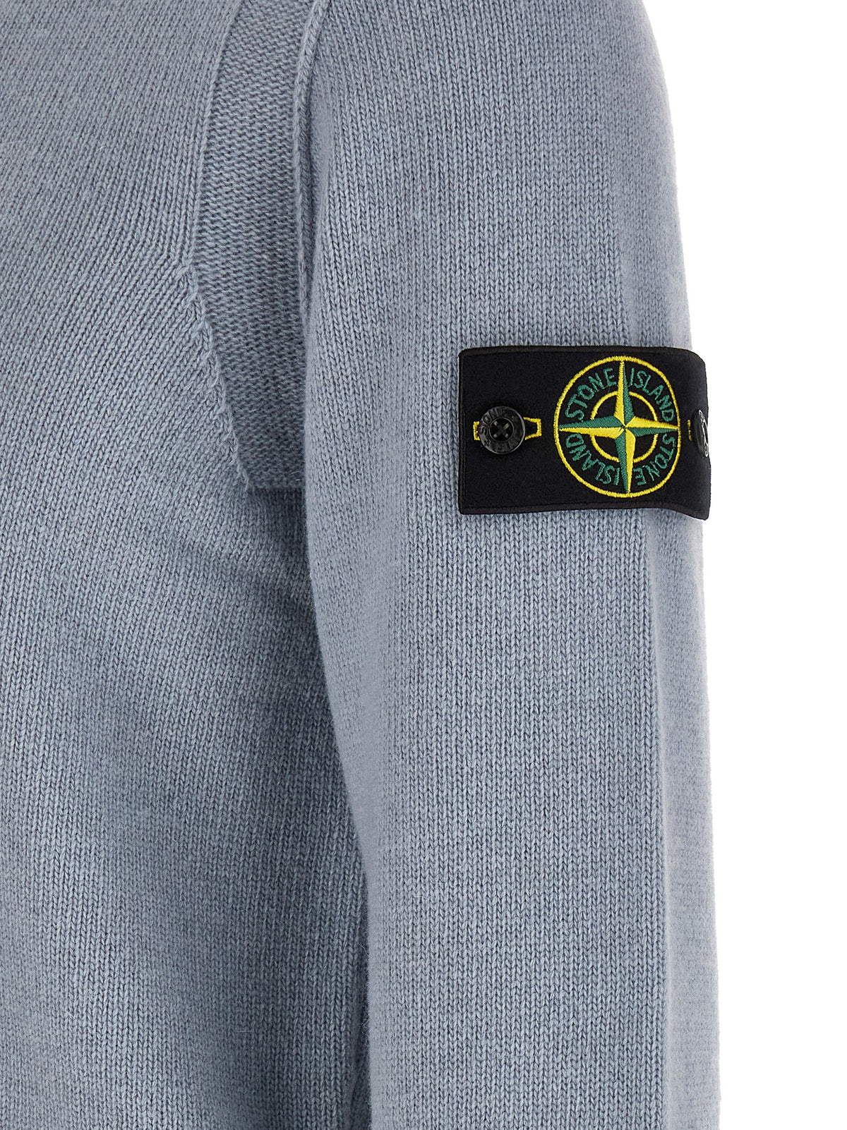Light Blue Virgin Wool Cardigan