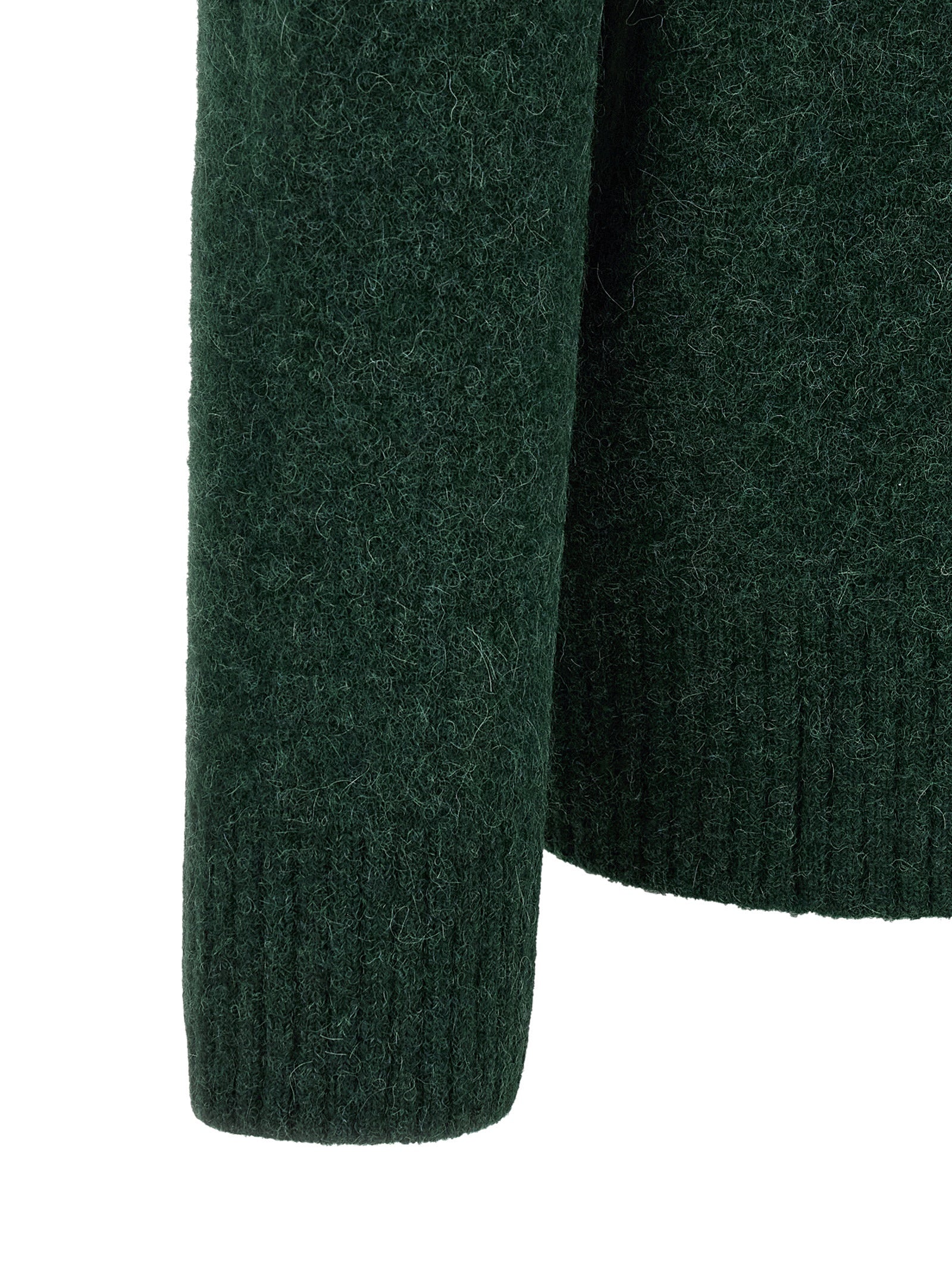 Alpaca Wool Bicolor Polo Shirt