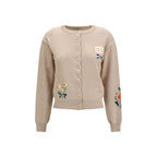 Intarsia Cotton Cardigan