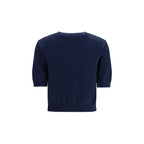 Cotton Embroidered Crewneck Sweater