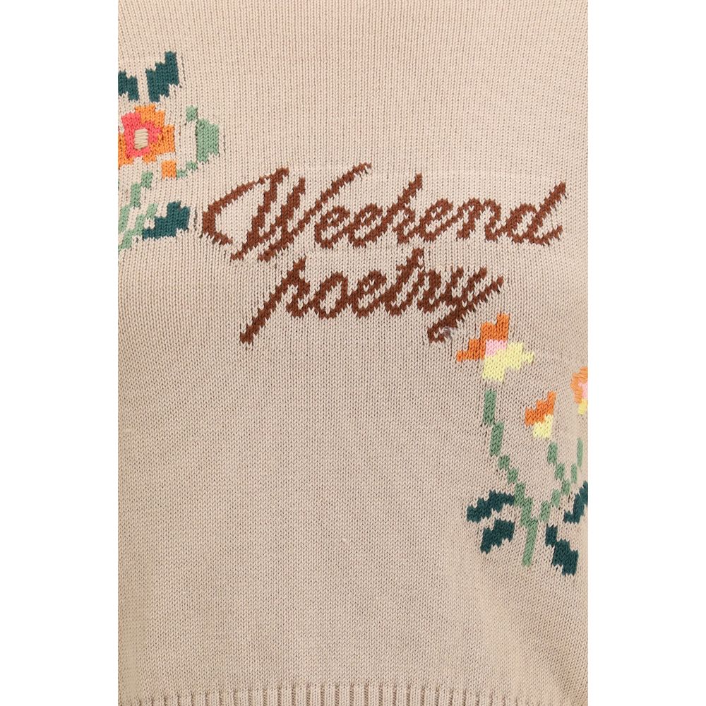 Cotton Embroidered Sweater