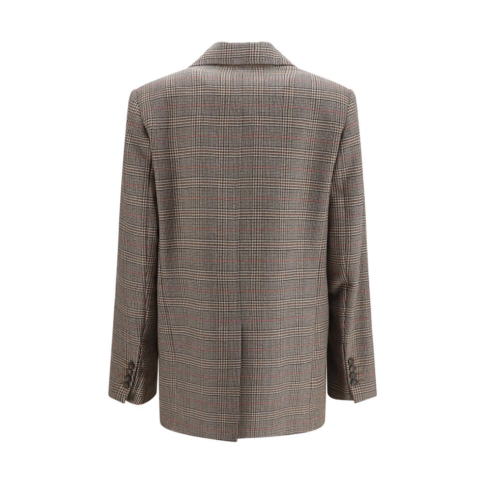 Checked Wool Blazer
