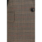 Checked Wool Blazer
