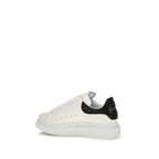 Oversized White Calf Leather Chunky Sneakers