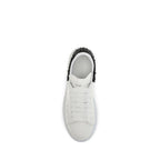 Oversized White Calf Leather Chunky Sneakers