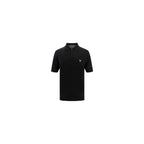 Black Virgin Wool Polo Shirt