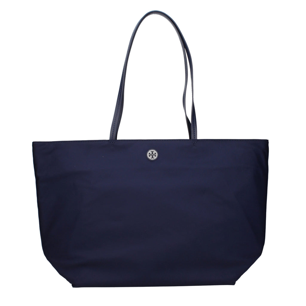 Blue Fabric Shoulder Bag