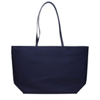 Blue Fabric Shoulder Bag