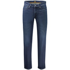 Blue Cotton Denim Jeans