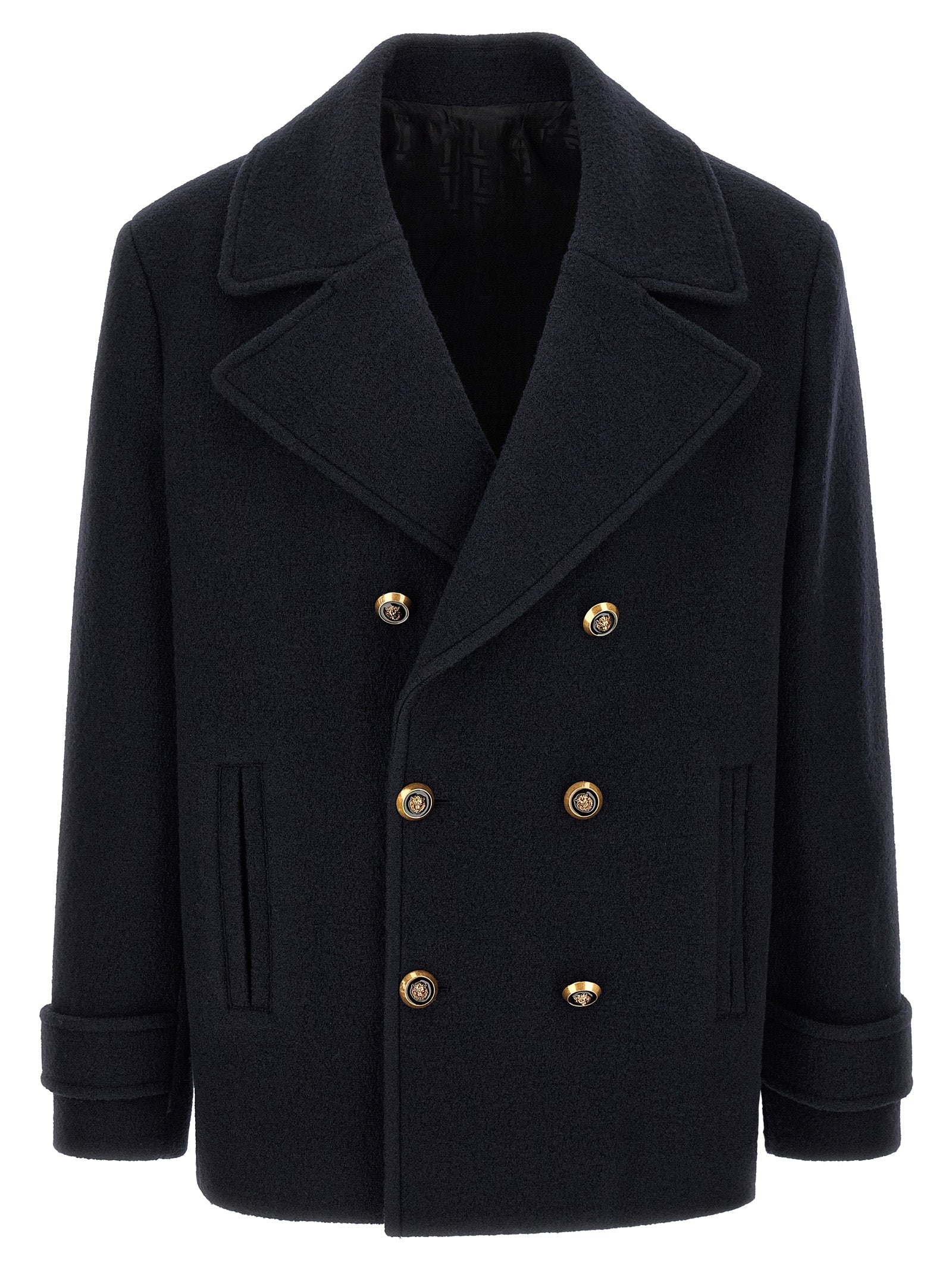 Virgin Wool Caban Coat