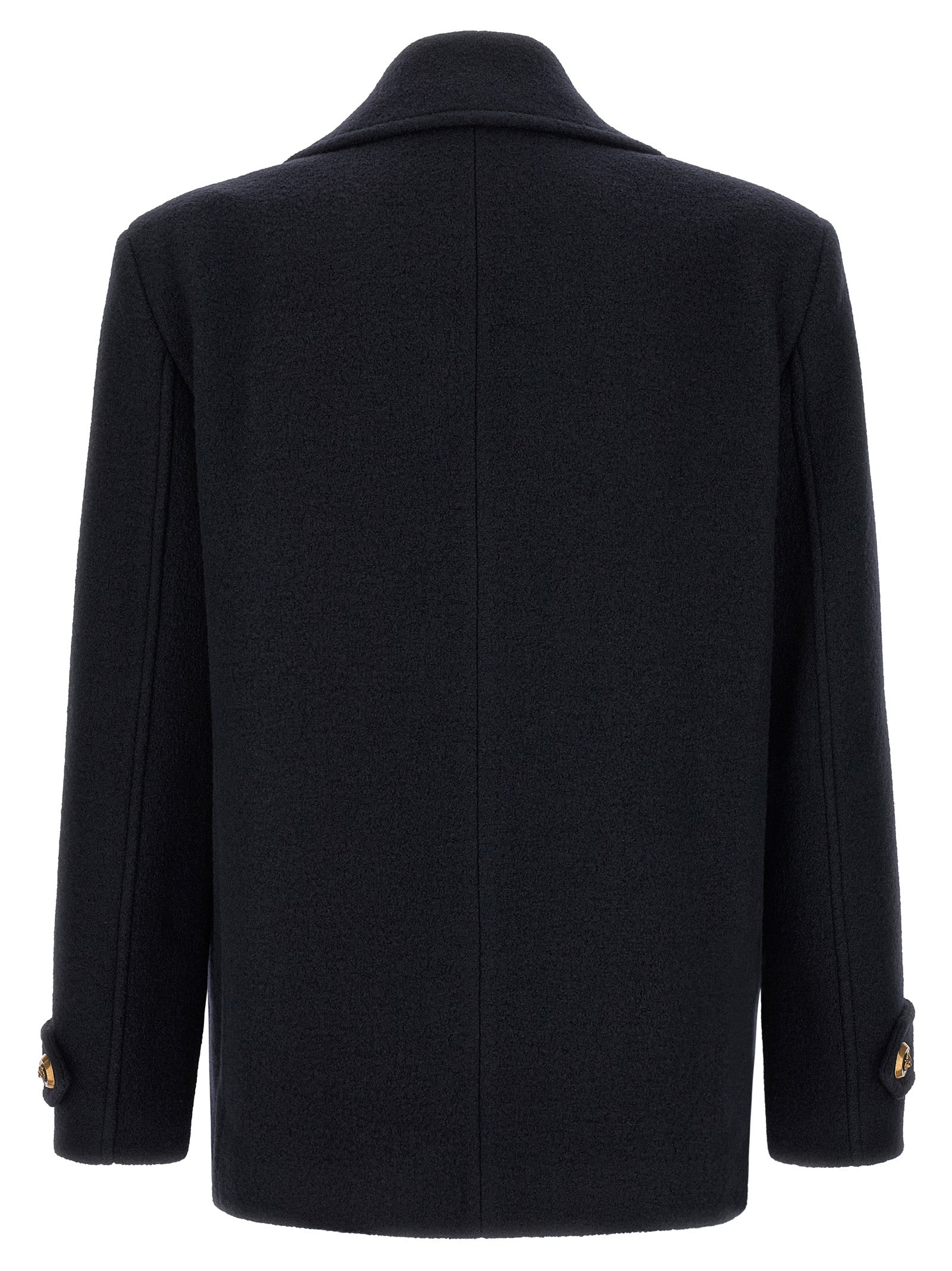 Virgin Wool Caban Coat