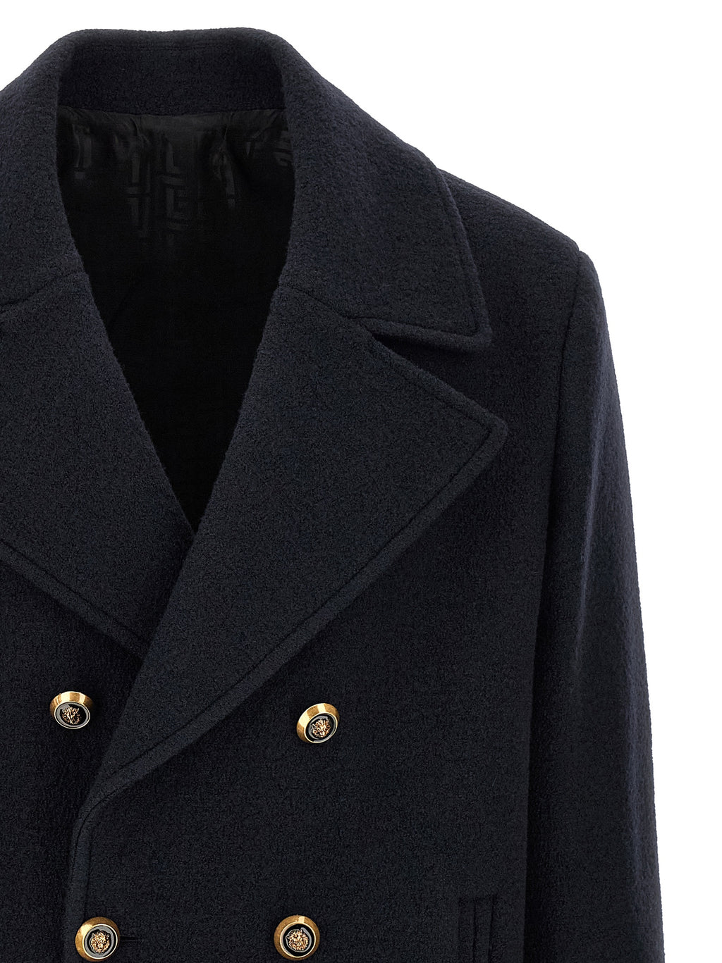 Virgin Wool Caban Coat