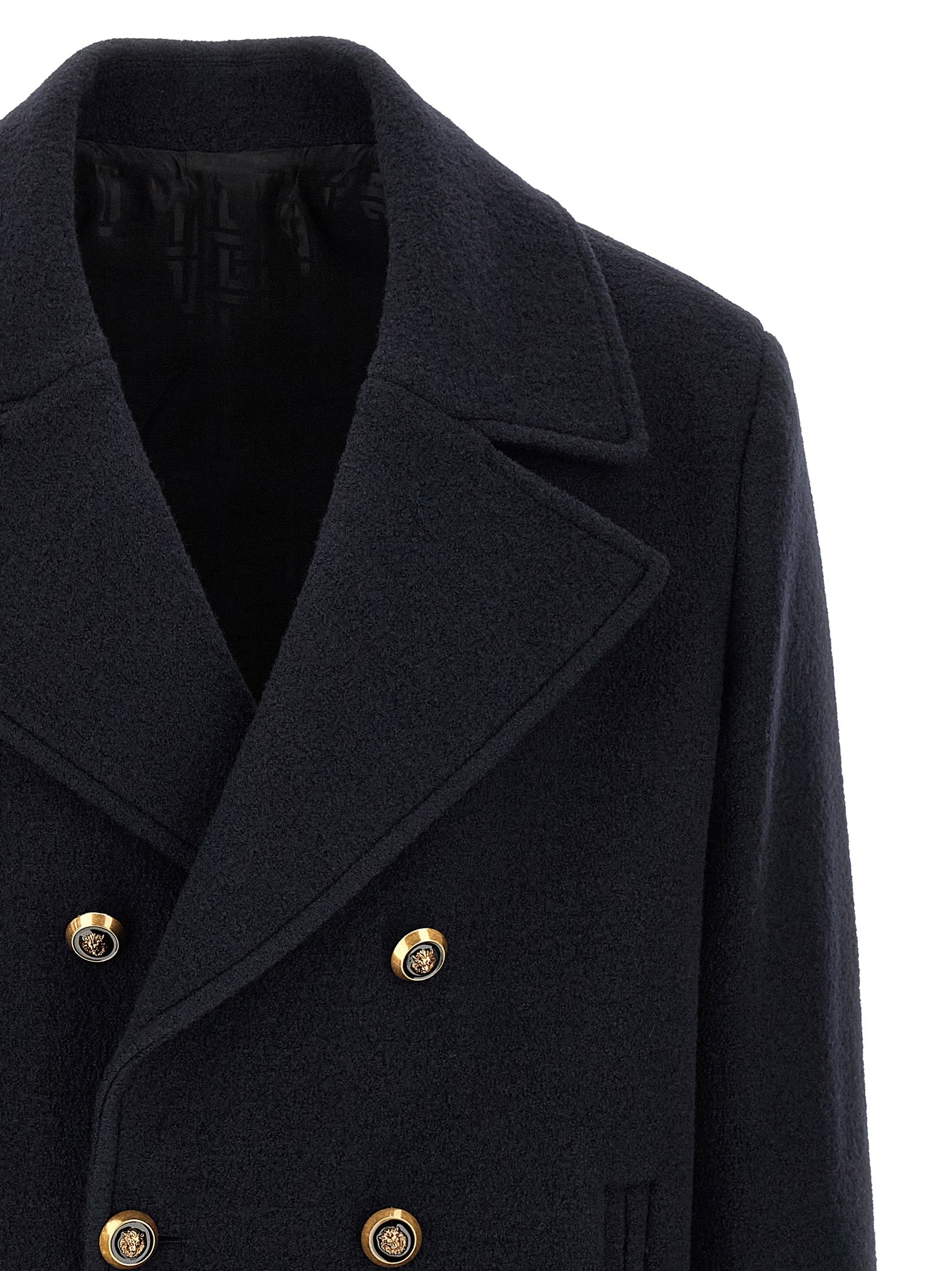 Virgin Wool Caban Coat