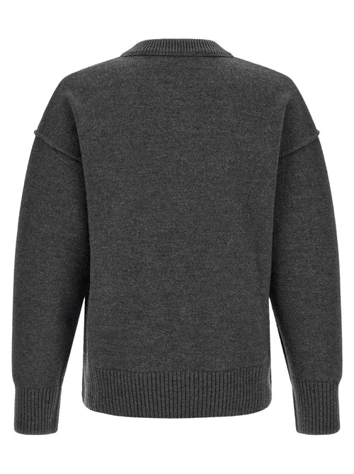 Gray Wool Cardigan