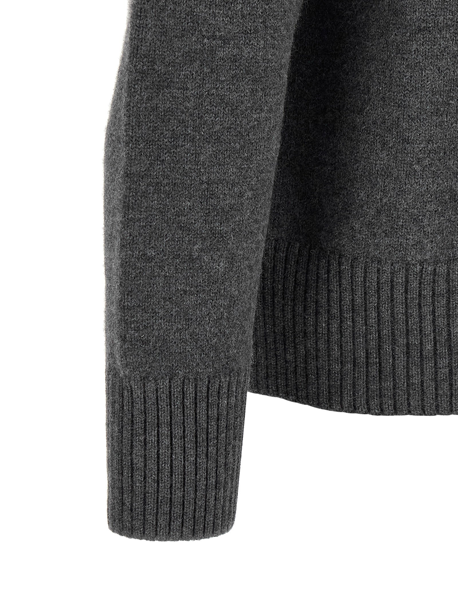 Gray Wool Cardigan