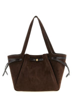 Brown Suede Romy Tote Bag