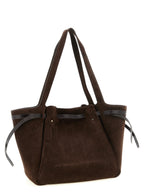 Brown Suede Romy Tote Bag