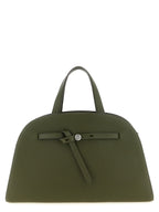 Green Calfskin Romy Top Case Handbag