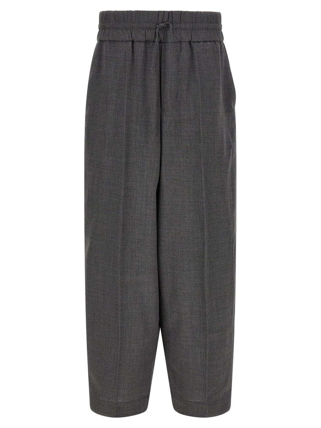 High-Waisted Virgin Wool Pants