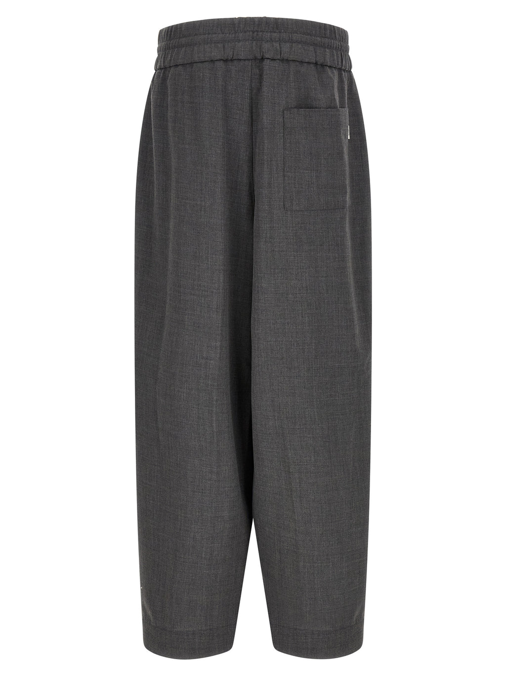 High-Waisted Virgin Wool Pants