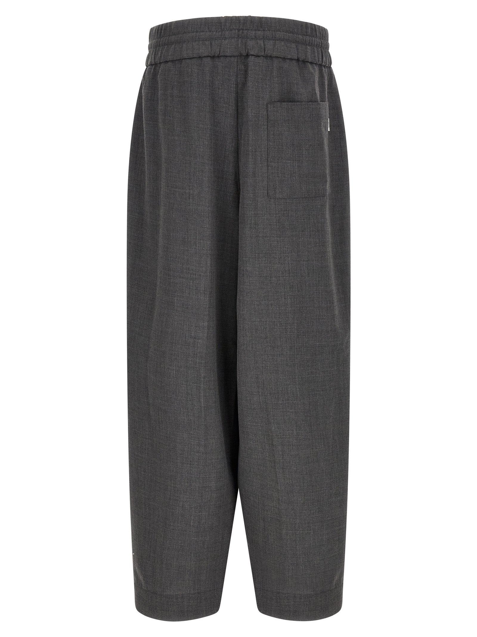 High-Waisted Virgin Wool Pants