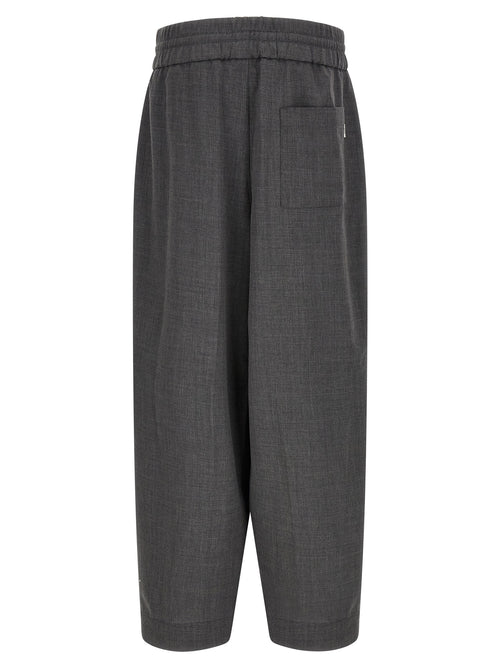 High-Waisted Virgin Wool Pants
