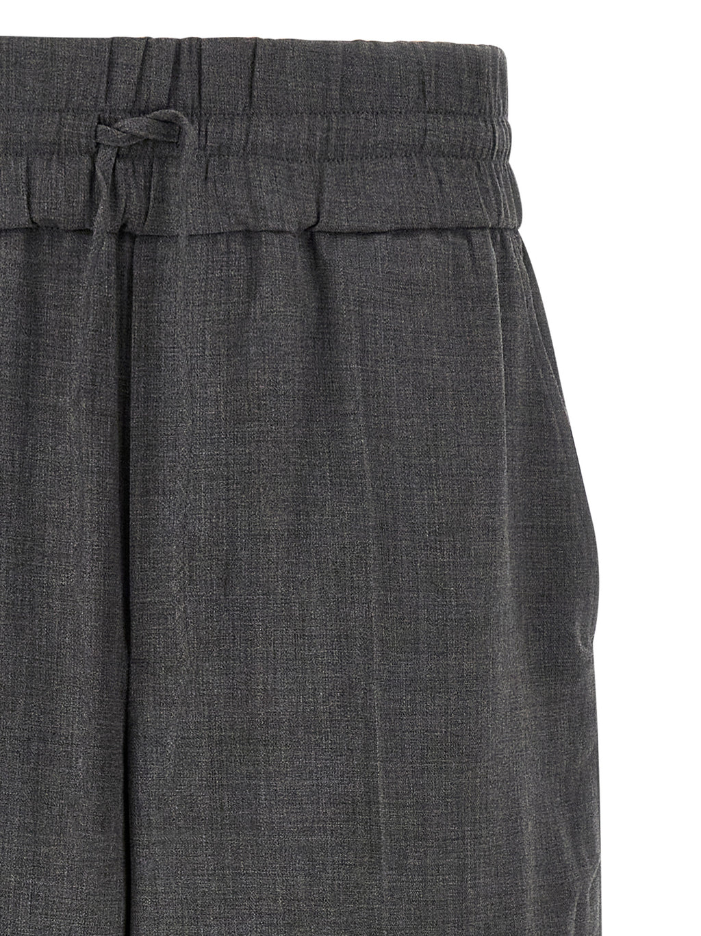 High-Waisted Virgin Wool Pants
