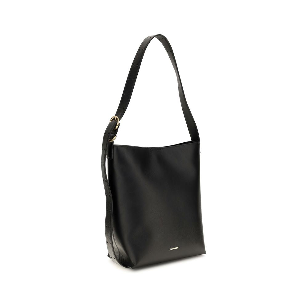 Leather Cannolo Shoulder Bag