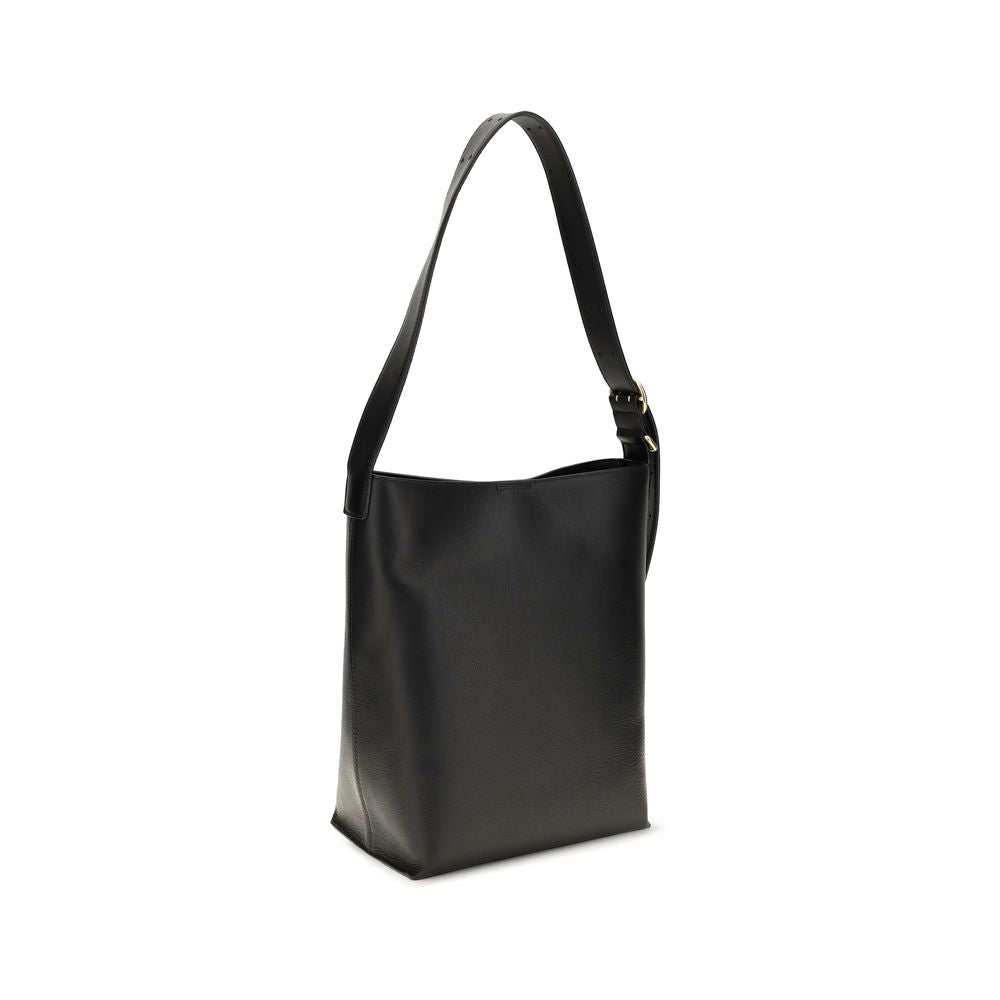 Leather Cannolo Shoulder Bag