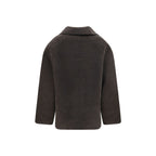 Oversized Wool-Cashmere Double-Breasted Coat