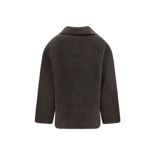 Oversized Wool-Cashmere Double-Breasted Coat